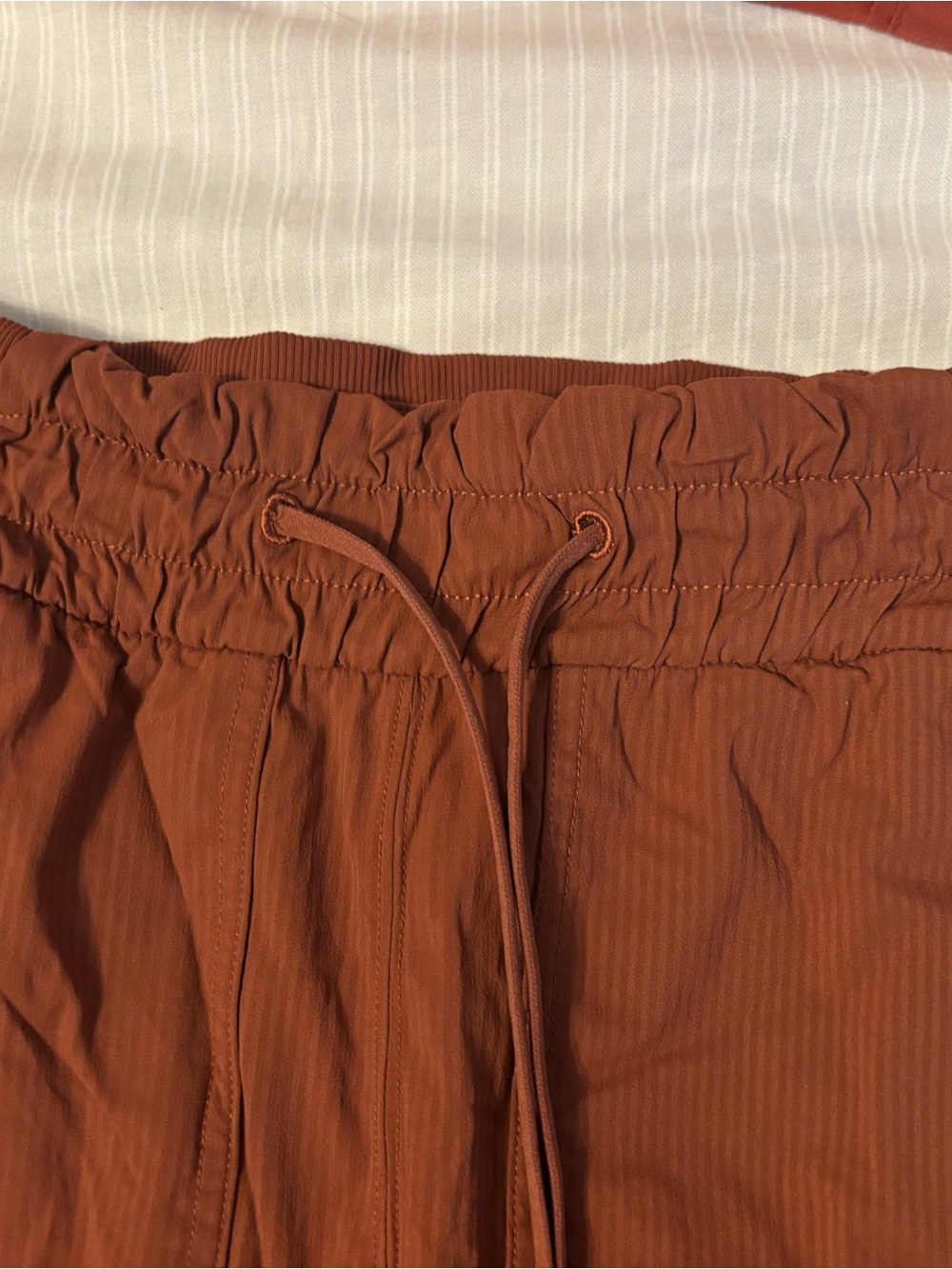 Lululemon Rust Drawstring Jogger Pants - Picture 5 of 5